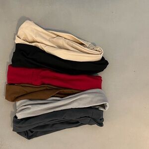 6 Multi-Color Hairband Set